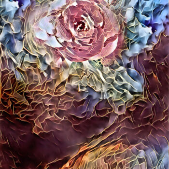 Digitale Kunst mit dem Titel "Light pink - Digita…" von Armajay, Original-Kunstwerk, Digitale Malerei