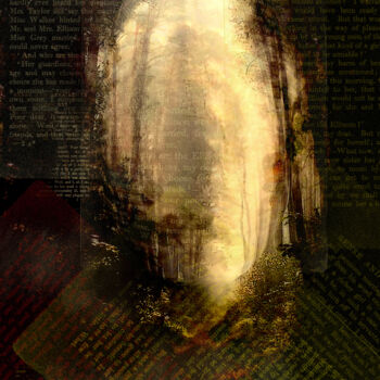 Digitale Kunst mit dem Titel "Emerging glow - Ori…" von Armajay, Original-Kunstwerk, Digitale Malerei