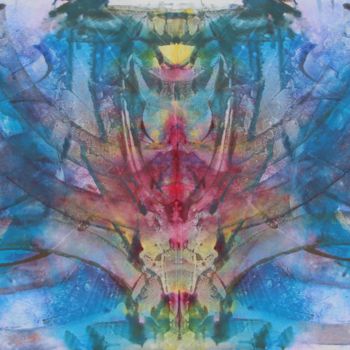 Pintura titulada ""INTERFACE XXVII"" por Armando Castro, Obra de arte original, Acrílico Montado en Bastidor de camilla de m…