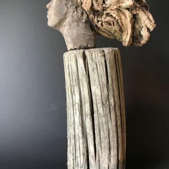 Skulptur mit dem Titel "vento" von Armando D'Andrea, Original-Kunstwerk, Keramik