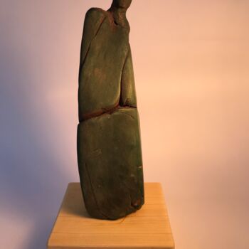 Rzeźba zatytułowany „Senza tempo” autorstwa Armando D'Andrea, Oryginalna praca, Glina