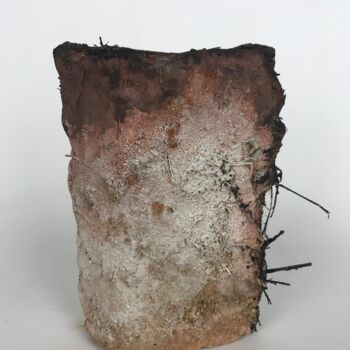 Sculpture titled "VASO 4TC" by Armando D'Andrea, Original Artwork, Clay