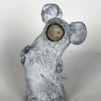 "Lucifer-Mouse1" başlıklı Heykel Armando D'Andrea tarafından, Orijinal sanat, Kil
