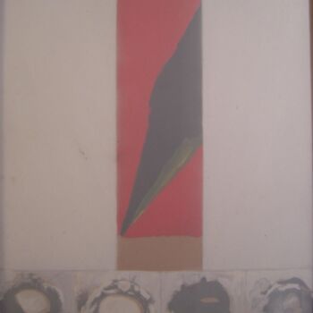Painting titled "acrylique et encre…" by Armando Teixeira, Original Artwork
