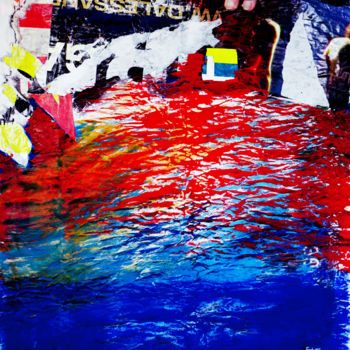 Pittura intitolato "Rosso & Blu. 2017" da Armando Tinnirello, Opera d'arte originale, Acrilico