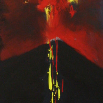 Pintura intitulada "Attivita Notturna 2…" por Armando Tinnirello, Obras de arte originais, Acrílico