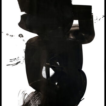 Картина под названием "HORIZON CACHÉ" - Armano Jericevic, Подлинное произведение искусства, Чернила