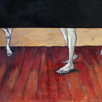 Pintura titulada "From "psychiatric h…" por Arman Ohanyan, Obra de arte original, Oleo