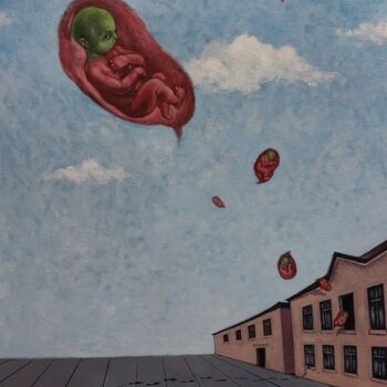 Картина под названием "From " Schizophreni…" - Arman Ohanyan, Подлинное произведение искусства, Масло