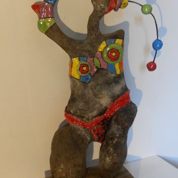 雕塑 标题为“Femme abstraite1” 由Armelle Colombier, 原创艺术品, 陶瓷
