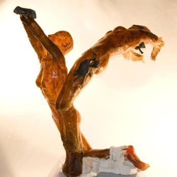 Sculpture titled "Ripped" by Armelle Pindon, Original Artwork, Mixed Media