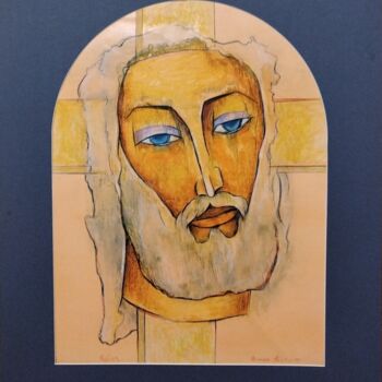 Painting titled "The Lord's Prayer" by Armen Avetisyan, Original Artwork, Pastel