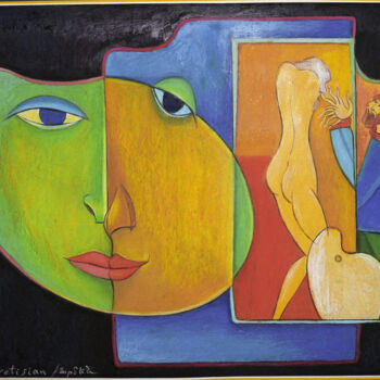 Картина под названием "MY PALETTE2" - Armen Avetisyan, Подлинное произведение искусства, Пастель