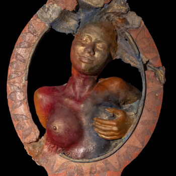 Sculpture intitulée "Elena the beautiful" par Armen Manukyan-Burovtsov (Armmenart), Œuvre d'art originale, Ciment