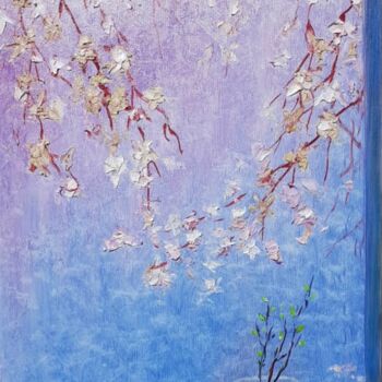 Painting titled "Spring" by Armen Sevanyan, Original Artwork, Oil