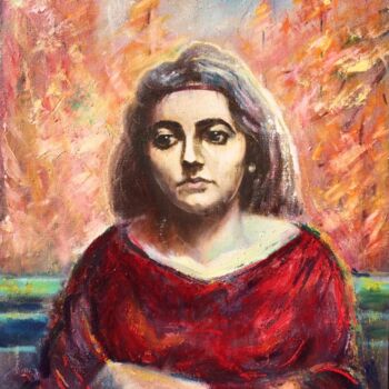 Картина под названием "Narine" - Armen Sevanyan, Подлинное произведение искусства, Масло