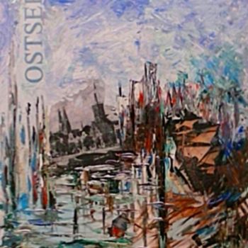 Painting titled ""Ostsee"" by Armin Evers, Original Artwork, Acrylic