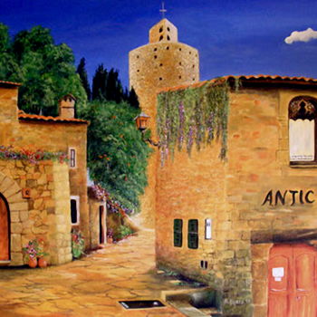 Painting titled ""Catalunia"" by Armin Evers, Original Artwork, Acrylic