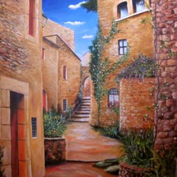 Painting titled ""Catalunia 1"" by Armin Evers, Original Artwork, Acrylic