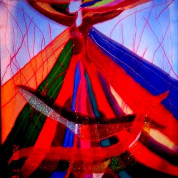 Painting titled "Glorification" by Armine Baghdasaryan (Parmide), Original Artwork, Acrylic
