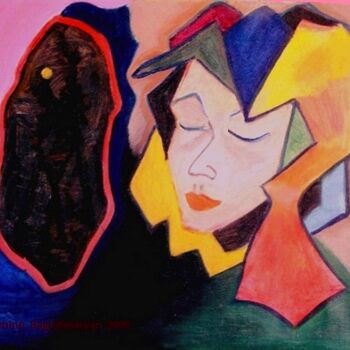 Peinture intitulée "Passe lointain" par Armine Baghdasaryan (Parmide), Œuvre d'art originale, Huile