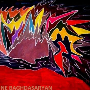 Peinture intitulée "Rappelles toi" par Armine Baghdasaryan (Parmide), Œuvre d'art originale, Acrylique