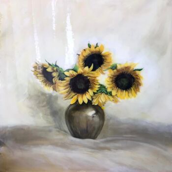 Pittura intitolato "Sunflowers" da Armine Grigoryan, Opera d'arte originale, Acrilico