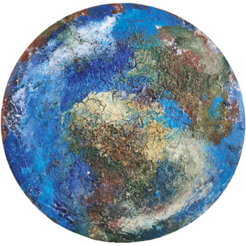 Schilderij getiteld "Planet Earth" door Armine Tumanyan, Origineel Kunstwerk, Acryl