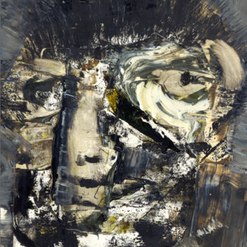 Malerei mit dem Titel "Rostro" von Arnaldo Delgado, Original-Kunstwerk, Öl