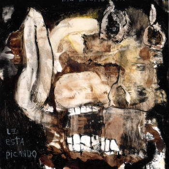 Ζωγραφική με τίτλο "El bicho" από Arnaldo Delgado, Αυθεντικά έργα τέχνης, Λάδι