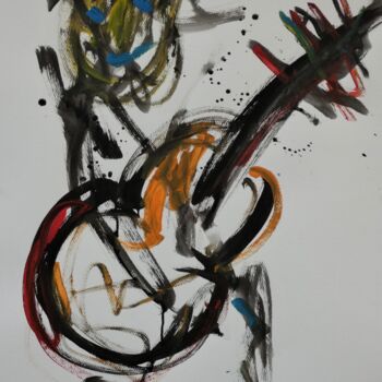 Peinture intitulée "M 1" par Arnaud Broutin, Œuvre d'art originale, Acrylique