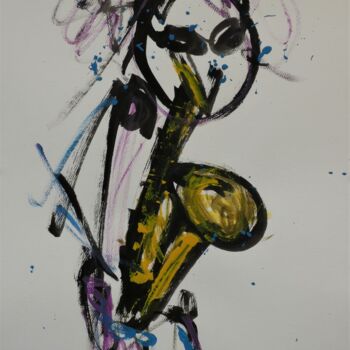 Pittura intitolato "M 2" da Arnaud Broutin, Opera d'arte originale, Acrilico