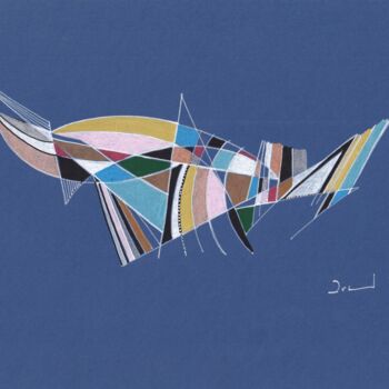 「Insecte」というタイトルの描画 Arnaud Dromignyによって, オリジナルのアートワーク, アクリル