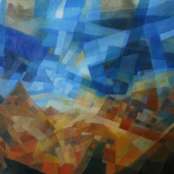 Painting titled "Composition #040423…" by Arnaud Felix, Original Artwork, Oil