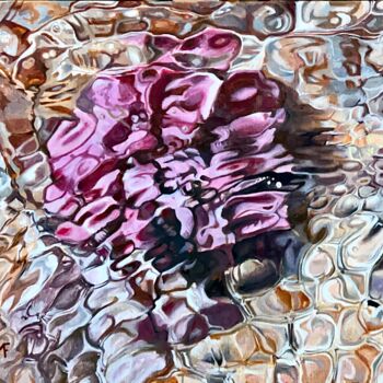 Картина под названием "Madrépore" - Arnaud Feuga, Подлинное произведение искусства, Масло Установлен на Деревянная рама для…