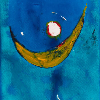 Peinture intitulée "Prelude To A Poem" par Arnaud Ghilain, Œuvre d'art originale, Aquarelle