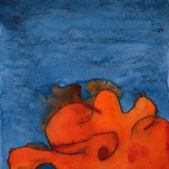 Peinture intitulée "Lullaby" par Arnaud Ghilain, Œuvre d'art originale, Aquarelle