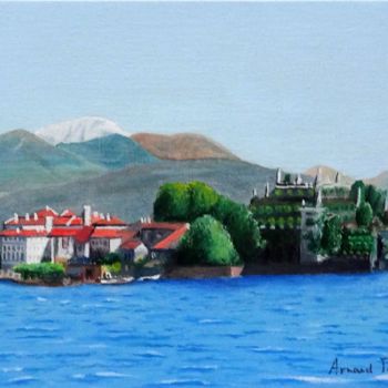 Pintura intitulada "Isola Bella" por Arnaud Montenon, Obras de arte originais, Óleo