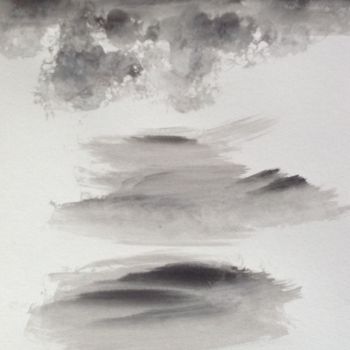 제목이 "Japon"인 미술작품 Arnaud Thévenin로, 원작, 잉크
