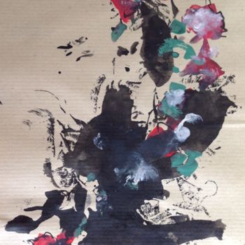 Malerei mit dem Titel "Japon 21" von Arnaud Thévenin, Original-Kunstwerk, Tinte