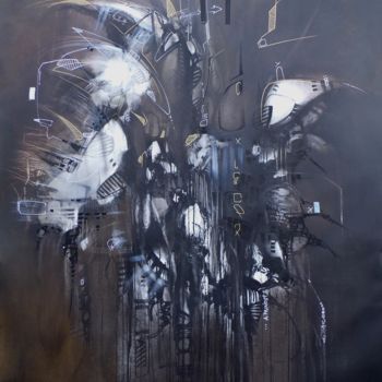 Schilderij getiteld "VAUDOU" door Arnaud Provost, Origineel Kunstwerk