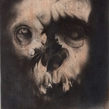 Drawing titled "sans titre6" by Arno Andrey, Original Artwork, Charcoal