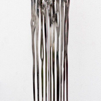 Sculpture titled "foule -165" by Arno Sebban, Original Artwork, Metals