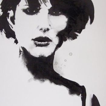 图画 标题为“brunette” 由Arno.2, 原创艺术品