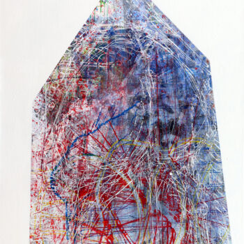 Картина под названием "Tower" - Arnold August Nobis, Подлинное произведение искусства, Акрил
