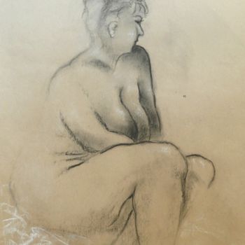 Drawing titled "fp36" by C'Robart, Original Artwork, Charcoal