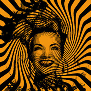 Arte digital titulada "Carmen Miranda" por Ronaldo Braga, Obra de arte original, Collages