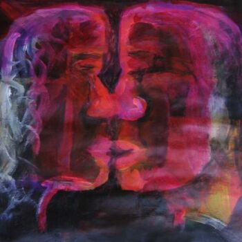Painting titled "Passion" by Kirsty Foster, Original Artwork