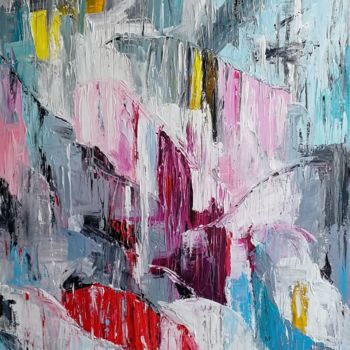 Peinture intitulée "Acrilyc original ab…" par Natalia Shestopalova, Œuvre d'art originale, Acrylique Monté sur Châssis en bo…