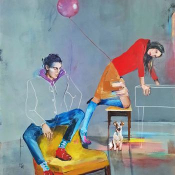 Malarstwo zatytułowany „Jest jak jest, będz…” autorstwa Agnieszka Banasiak, Oryginalna praca, Akryl